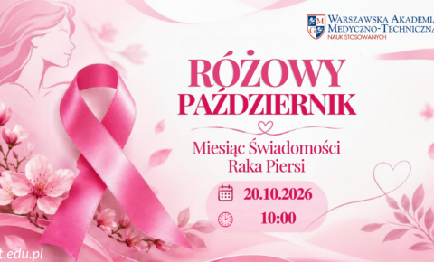 Różowy październik baner www
